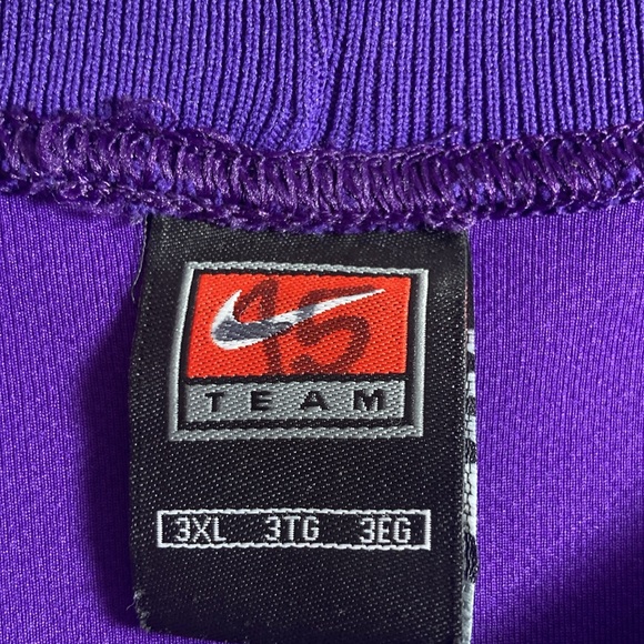 Pre owned  Mens Vintage Nike TCU Team Issue Athletic Cut Crew Neck 3XL - Picture 3 of 9